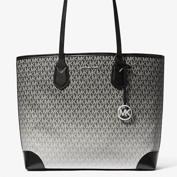 Michael Kors Eva Large Ombré Signature Logo Shoulder Tote Bag
Black 
NWT - Picture 1 of 16